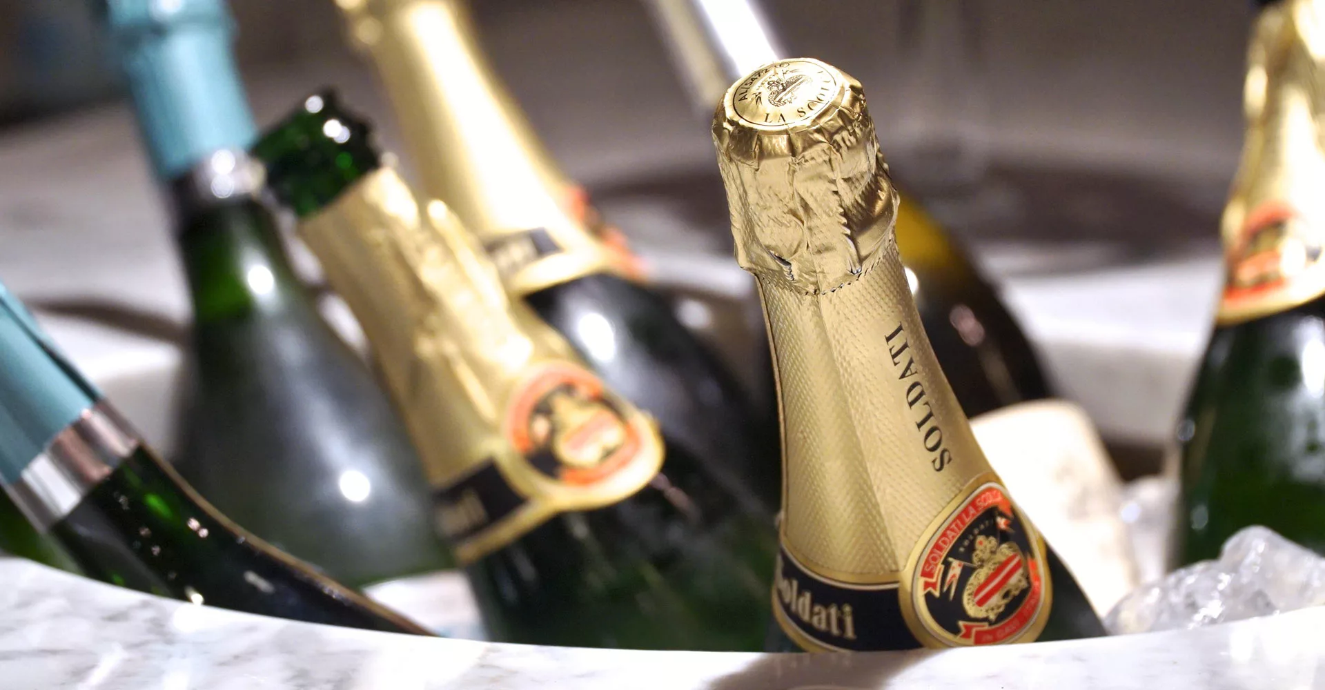 bottiglie di champagne