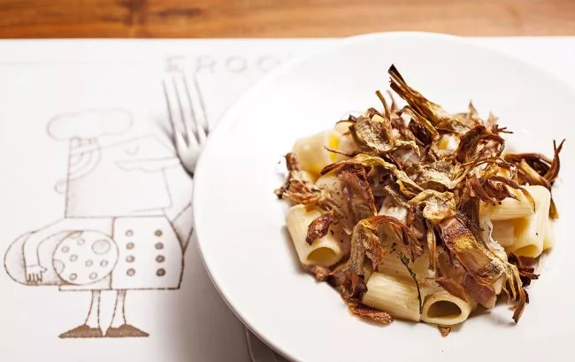 maccaroncini carciofi ercoli parioli ristorante