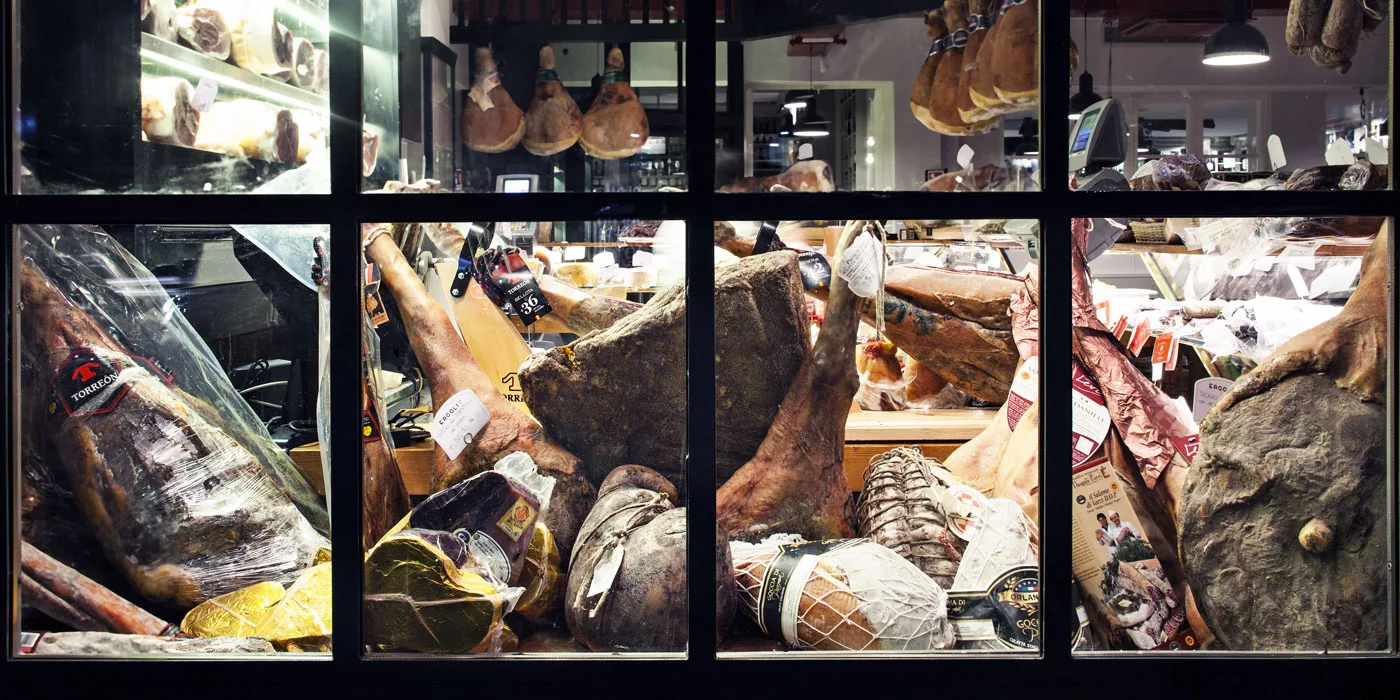 vetrina gastronomia ercoli a roma