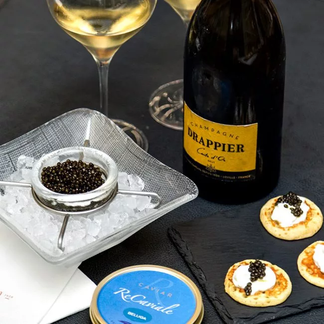 Ercoli 1928 - Aperitivo champagne caviale