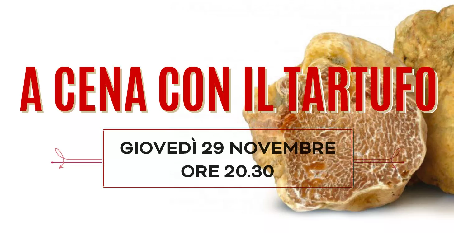 cena con tartufo bianco
