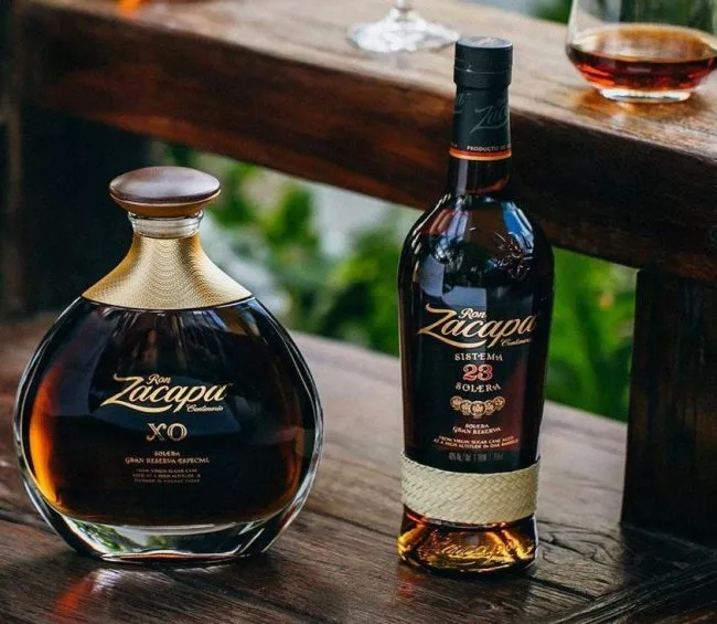 2 bottiglie rum zacapa 23 e rum zacapa xo