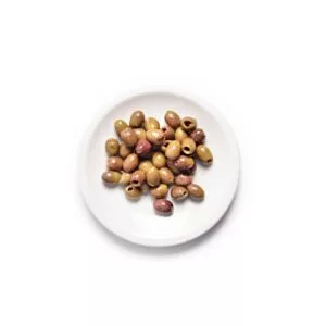 Olive verdi denocciolate con peperone (100 gr.)