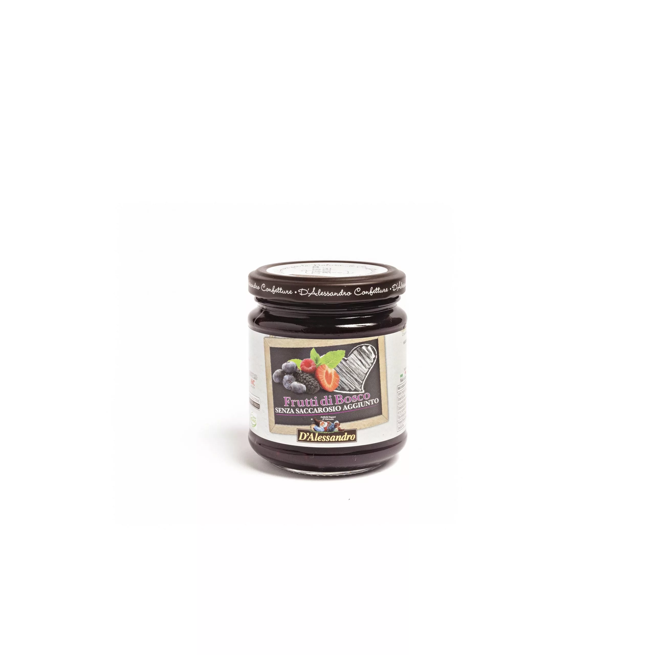 Confettura di frutti di bosco senza zucchero - 230 gr