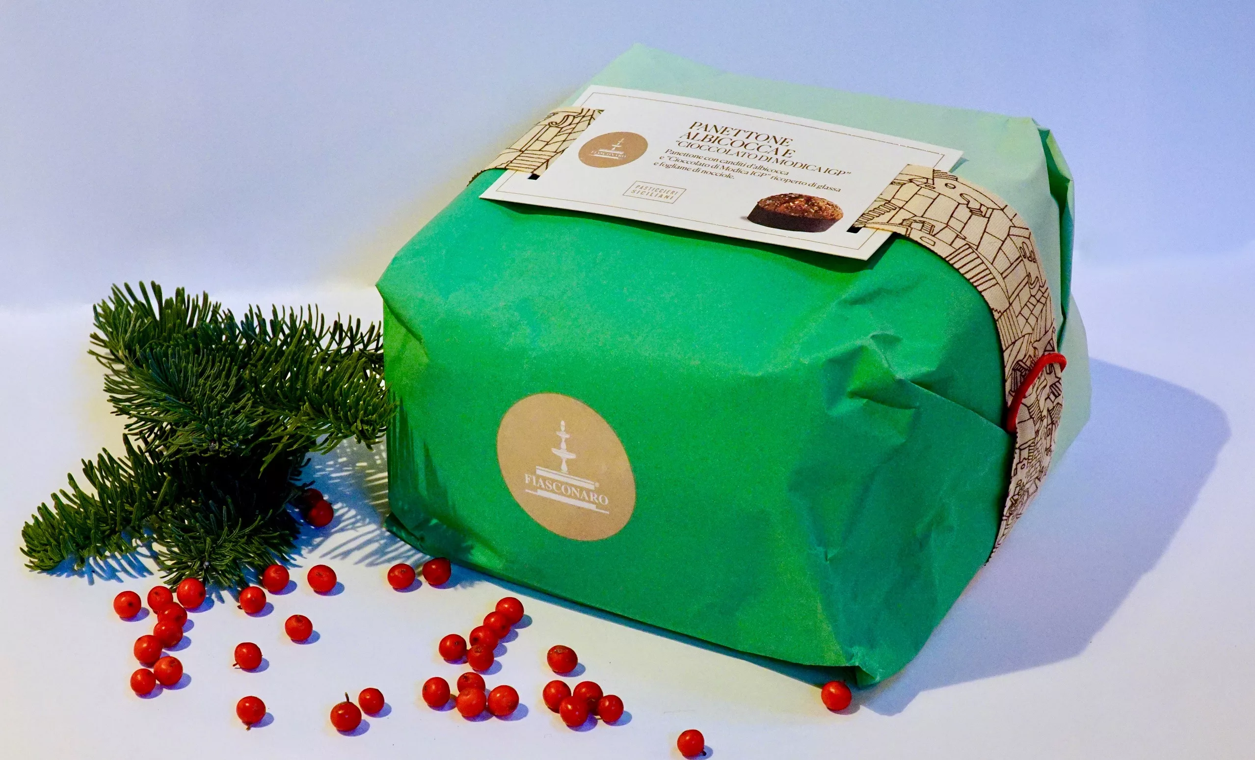Panettone Pesche e Cioccolato