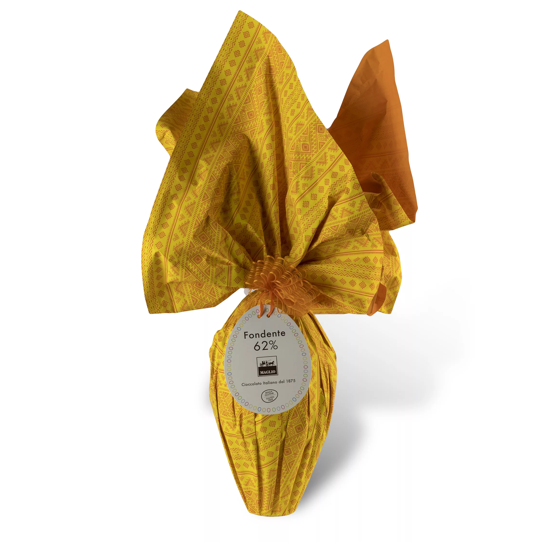 Uovo cioccolato fondente 62% Yellow velvet