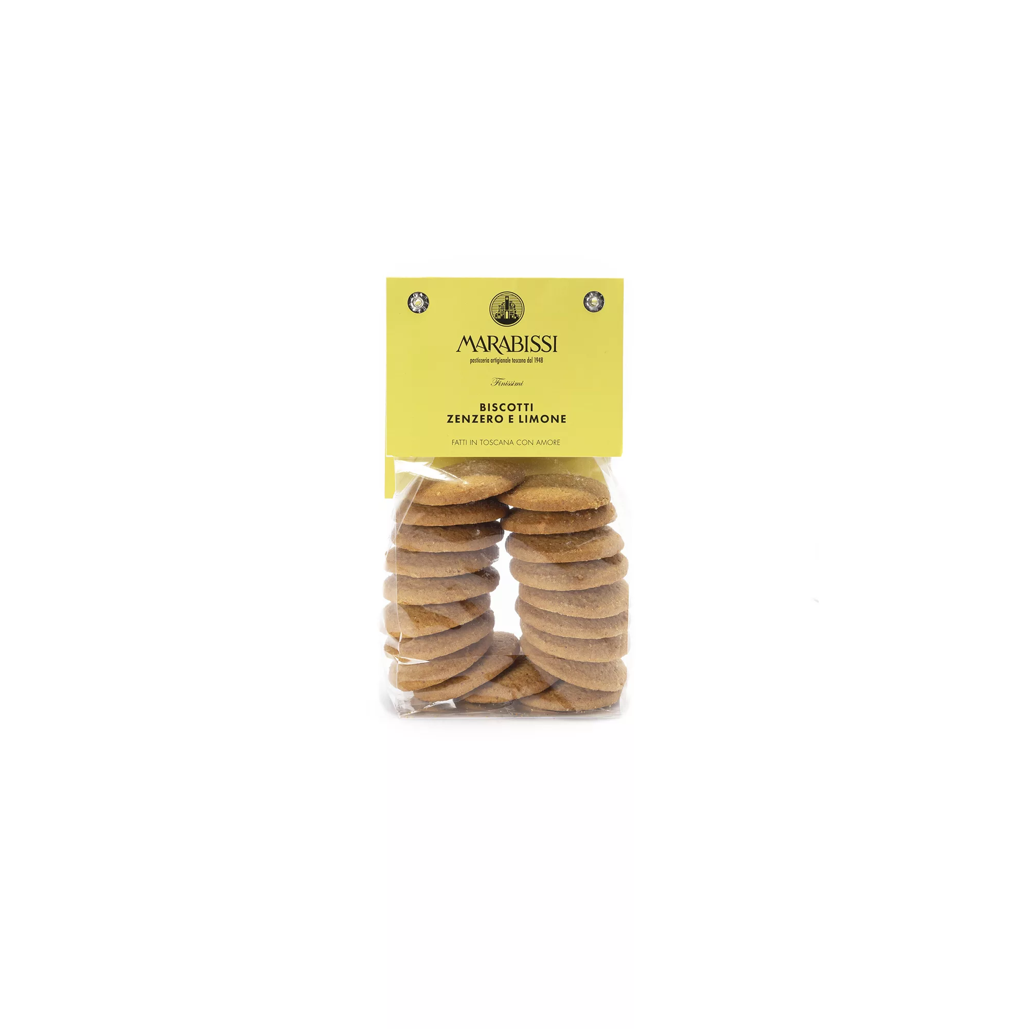 Biscotti zenzero e limone - 200 gr. MARABISSI
