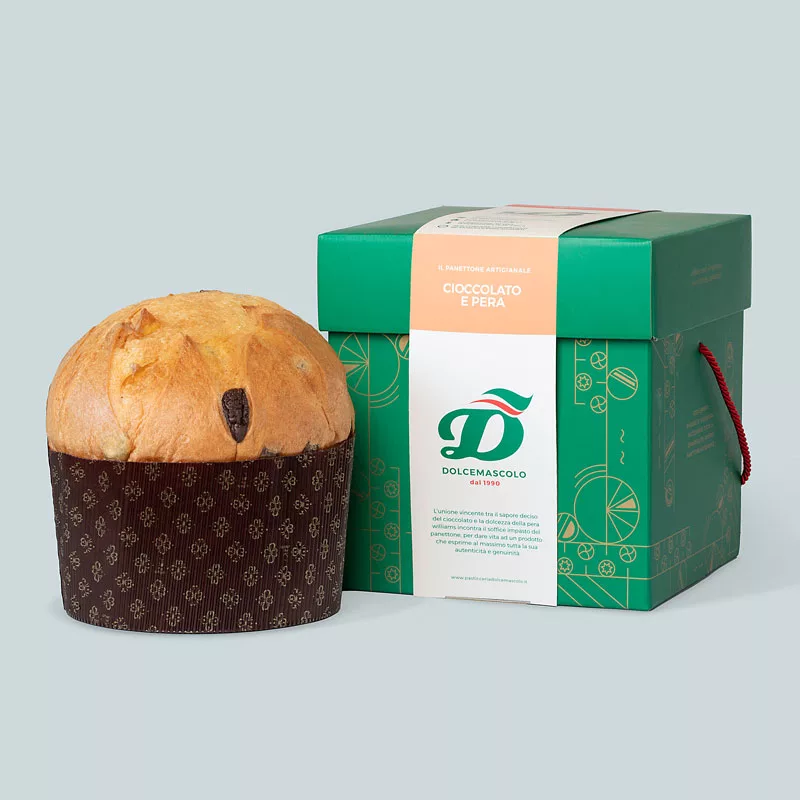 Panettone Pera E Cioccolato DOLCEMASCOLO 950 g