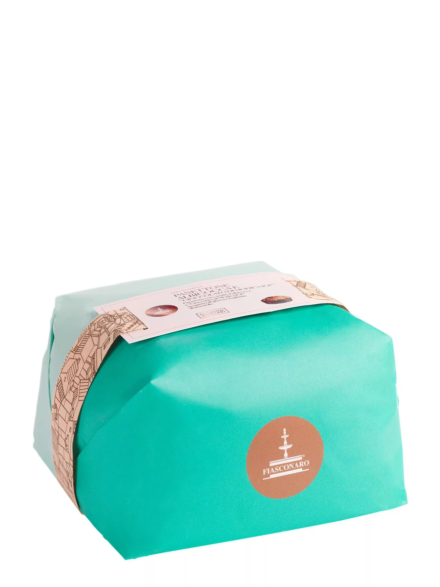 Panettone Albicocca E Cioccolato Di Modica IGP Incartato A Mano FIASCONARO 1 Kg