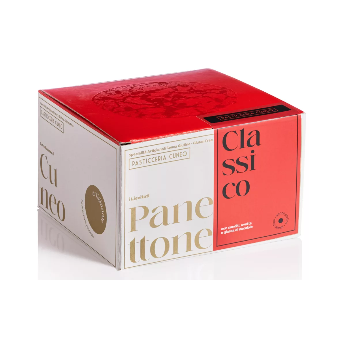 Panettone Classico Senza Glutine Senza Lattosio PASTICCERIA CUNEO 800 gr